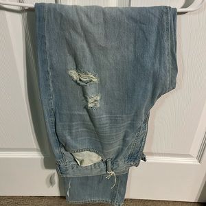 Old Navy Boyfriend Light Blue Jeans Size 12 Tall